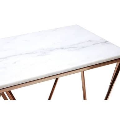 Allure Rectangular Champagne Console Table Orsina