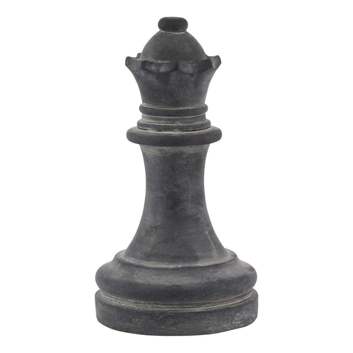 Amalfi Grey Queen Chess Piece Ornament GREY CERAMIC Shades 4 Seasons