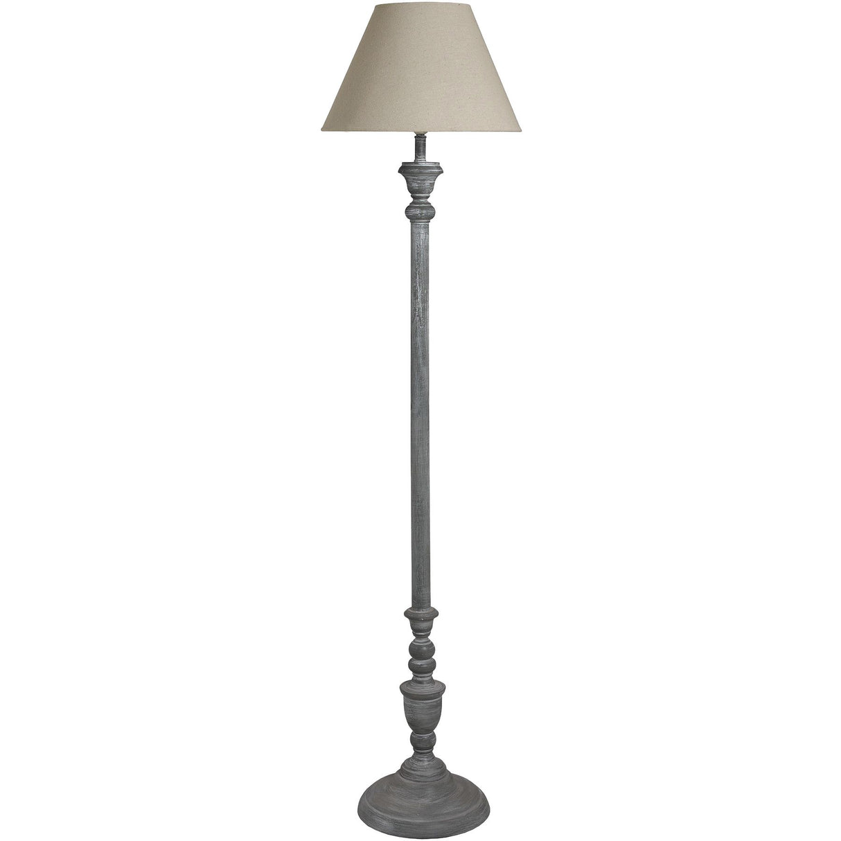 Shades 4 Seasons Classic Floor Lamp with Beige Shade BEIGE WOOD Shades 4 Seasons