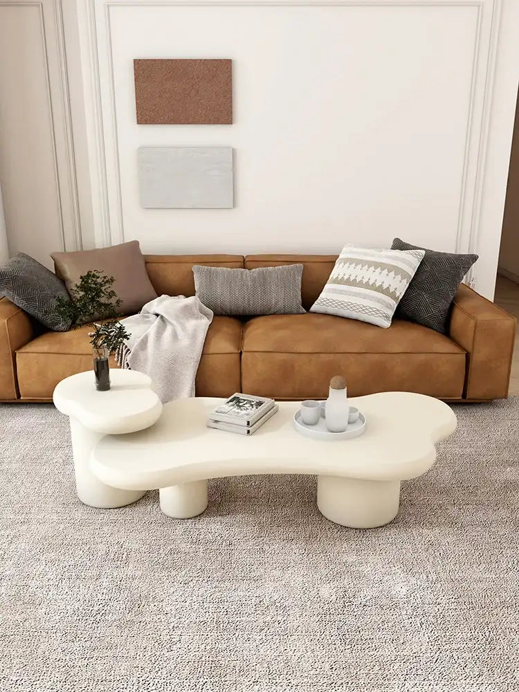 Stylish Nisu Home Coffee Table in contemporary design with a unique shape, perfect for modern living rooms