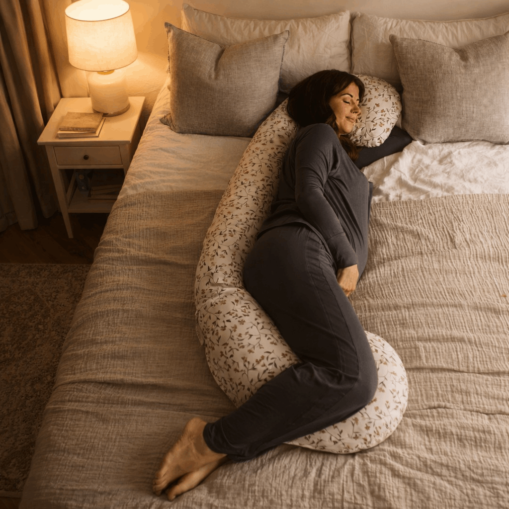 BellaMoon 3-in-1 Comfort Pillow for optimal support and relaxation while sleeping or lounging