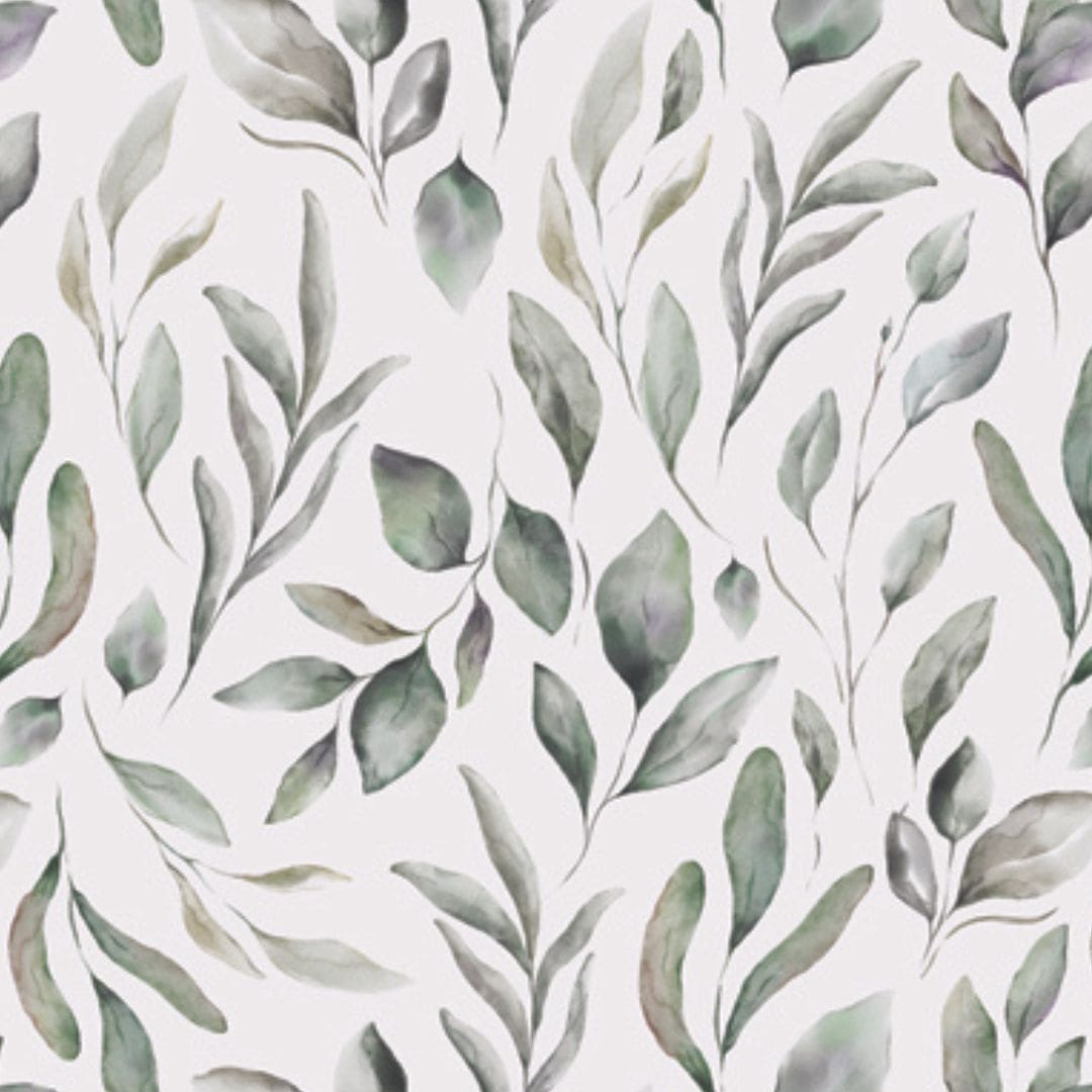 BellaMoon 3-in-1 Comfort Pillow featuring a stylish green leaf pattern for versatile support