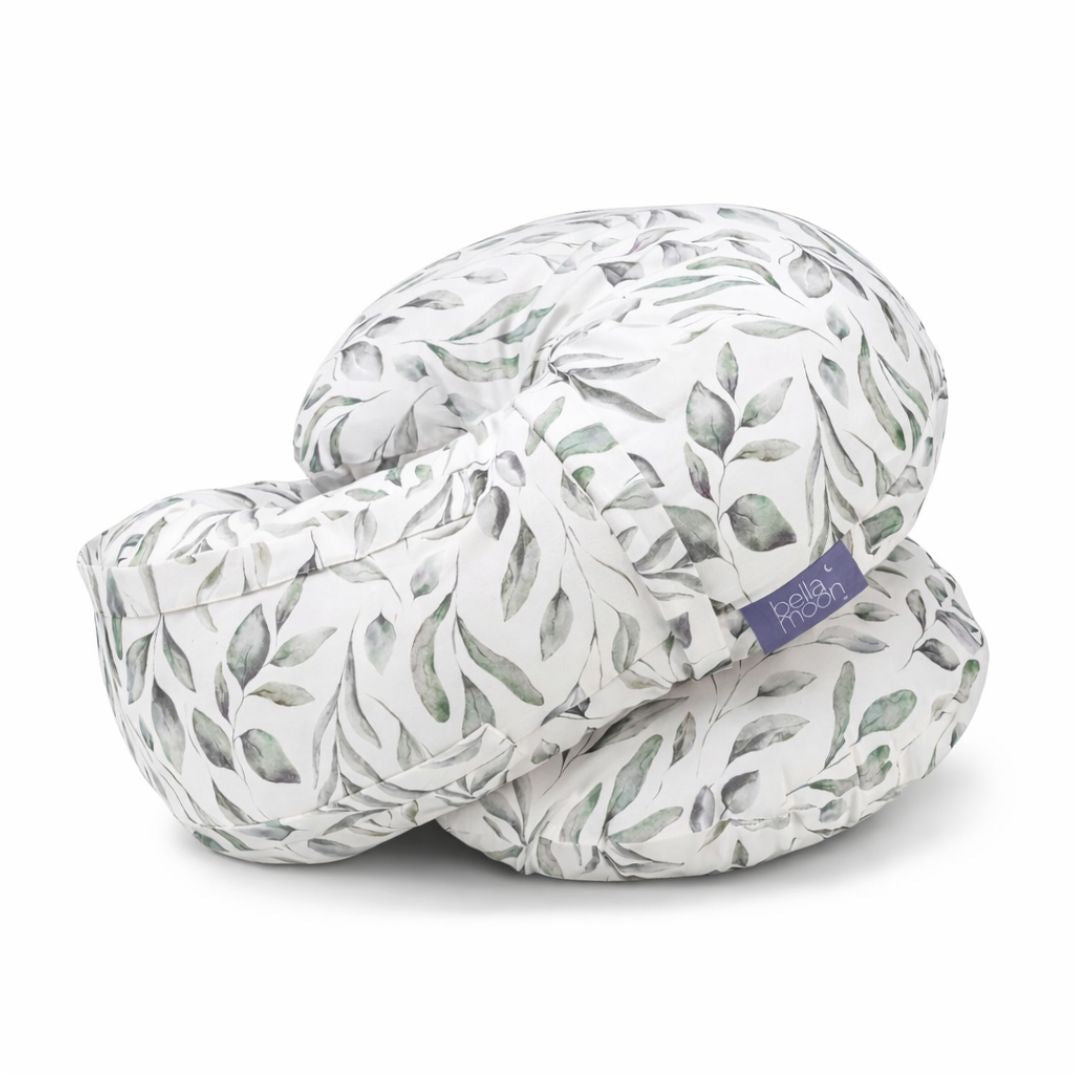 BellaMoon 3-in-1 Comfort Pillow with Leafy Design for Versatile Support and Relaxation