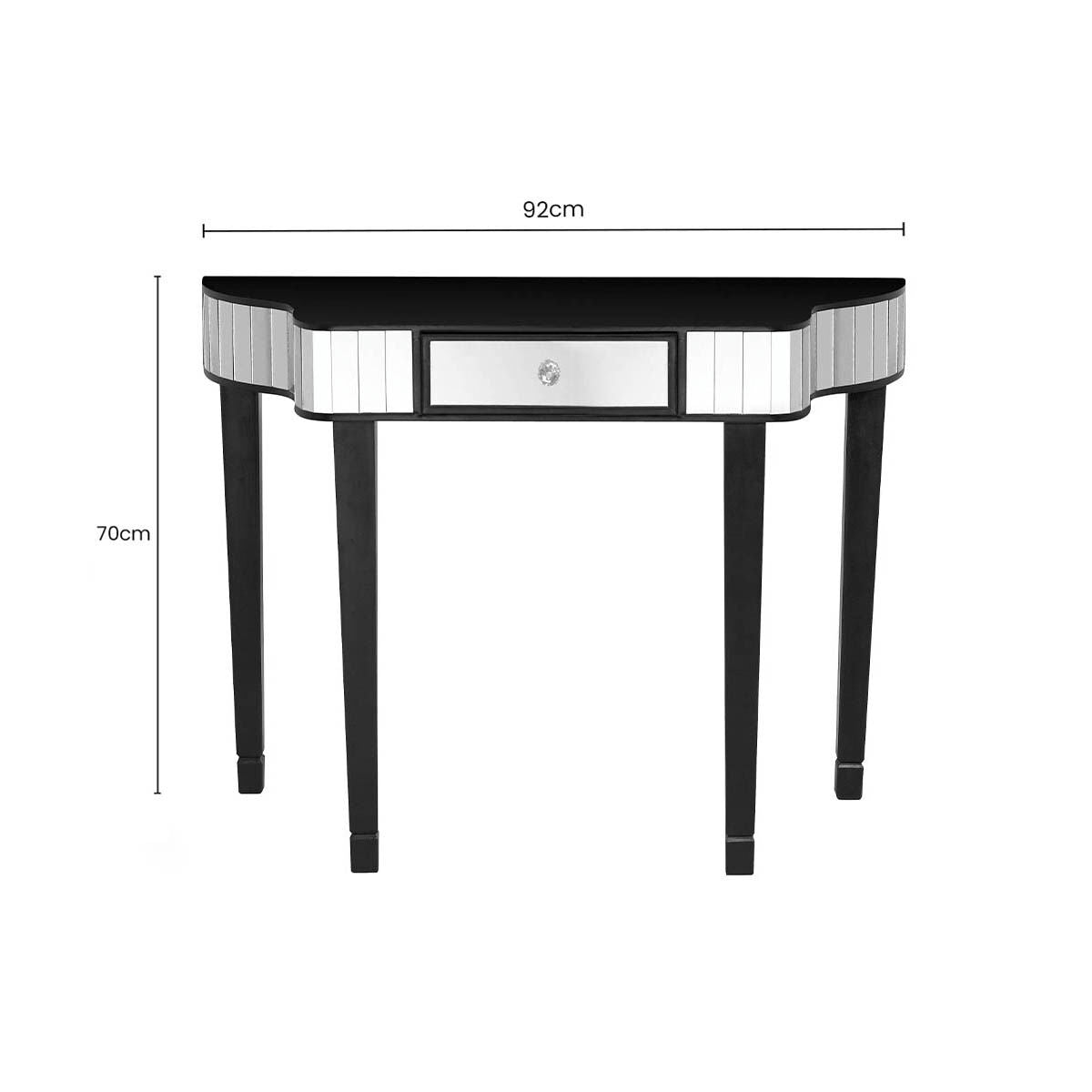 Orsina Console Table with Elegant Design, Measuring 92cm Wide and 70cm High