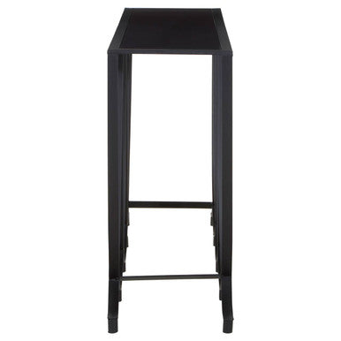 Orsina Console Table in sleek black finish with a minimalist design for modern interiors