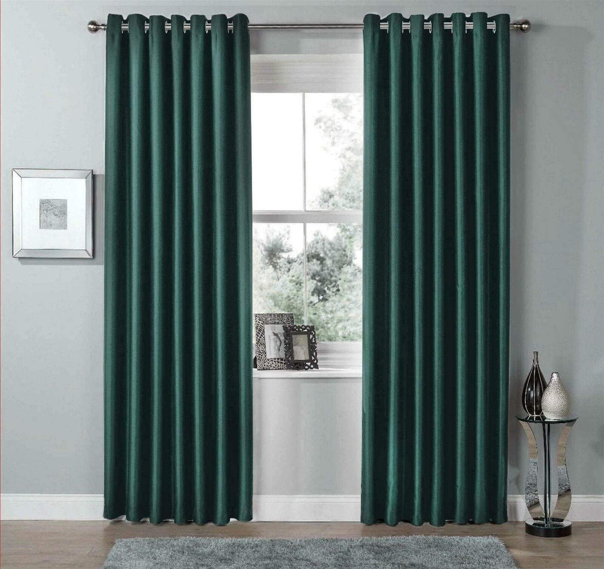 OLIVIA ROCCO Green Curtains with Pleats Perfect for Blackout Curtains and Room Darkening