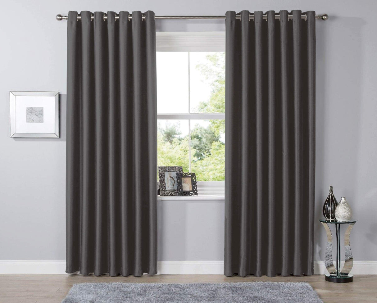 OLIVIA ROCCO Blackout Curtains in Grey, ideal for light blocking and enhancing privacy in any room