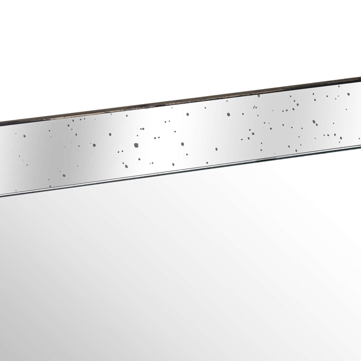 Astor Distressed Large Mirrored Tray With Wooden Detailing Shades 4 Seasons