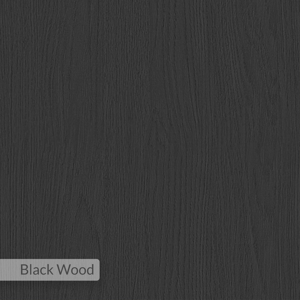 Decortie Black Wood Dining Table surface with a smooth and elegant finish for modern dining rooms