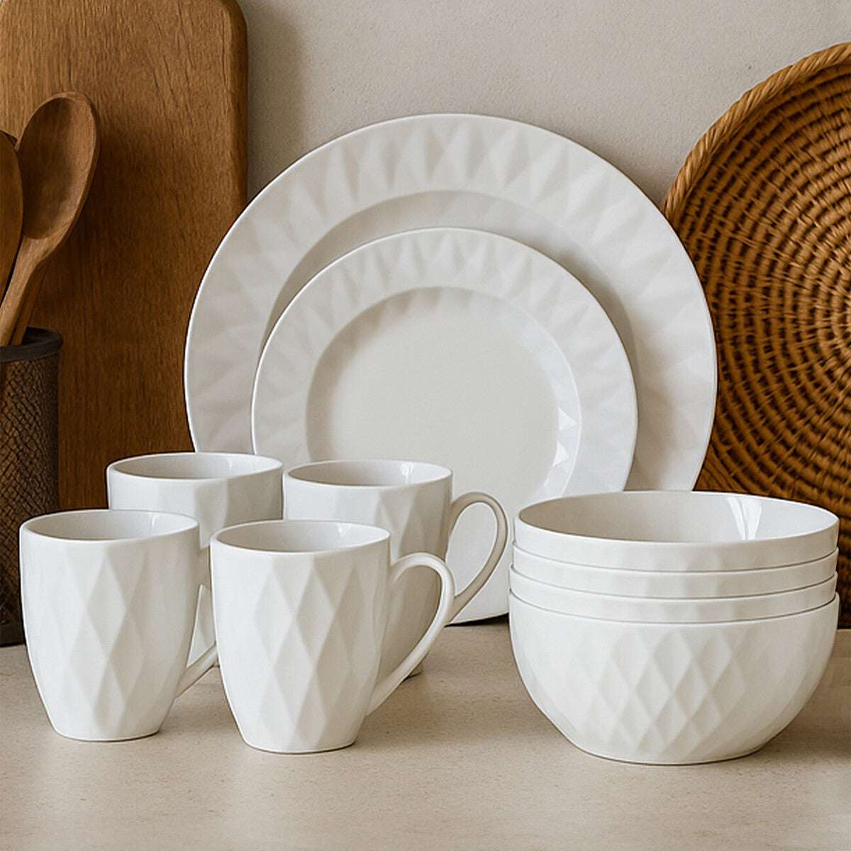 Orsina Stylish Avie Dinner Set for Elegant Dining Orsina