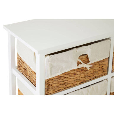 Orsina Stylish Drawer Chest with Woven Baskets Orsina