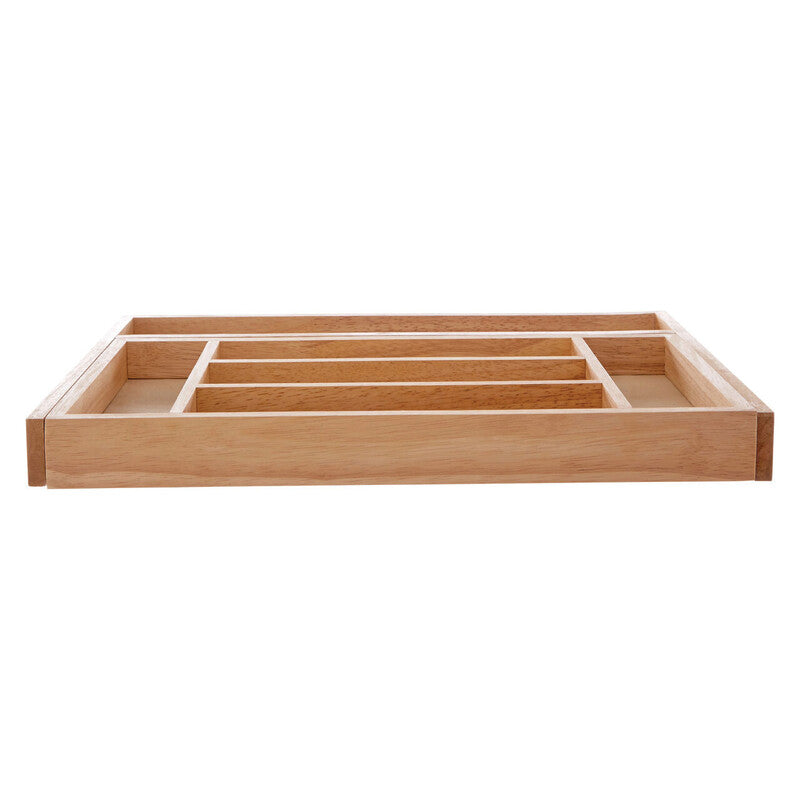 Orsina Drawer Organiser in natural wood, ideal for tidy pantry and fridge storage solutions
