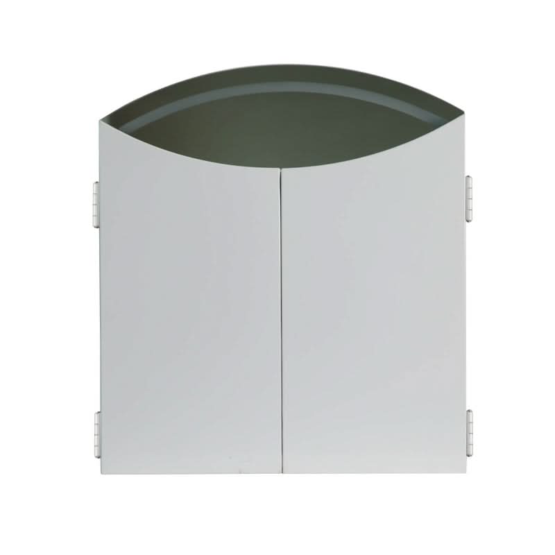 Hollywood Dressing Table Mirror with a Stylish Curved Design and Foldable Doors