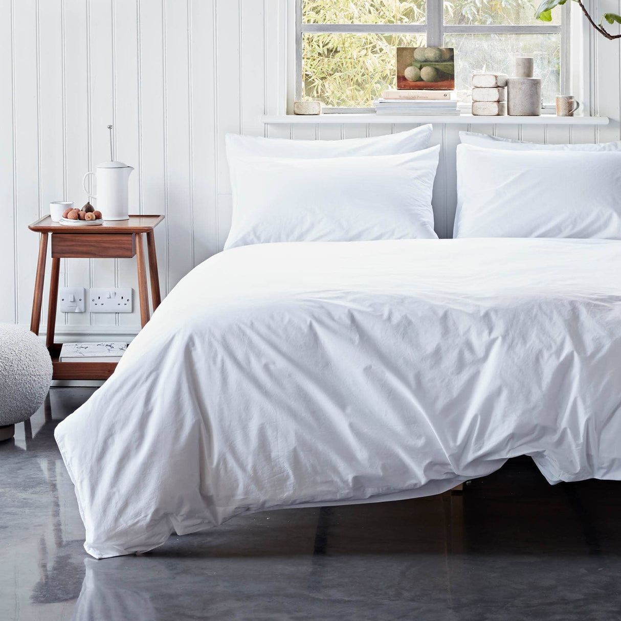 Cotton Collective Soft Blue Duvet Cover - Free UK Delivery Cotton Collective