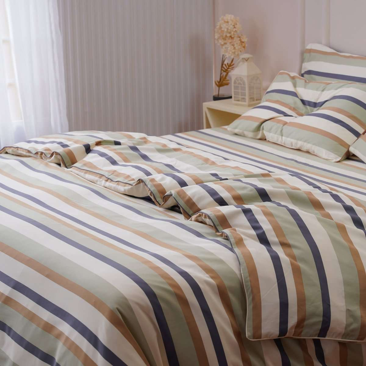 Ackly Bamboo - Harmony Stripe Duvet Cover SHEET STORY
