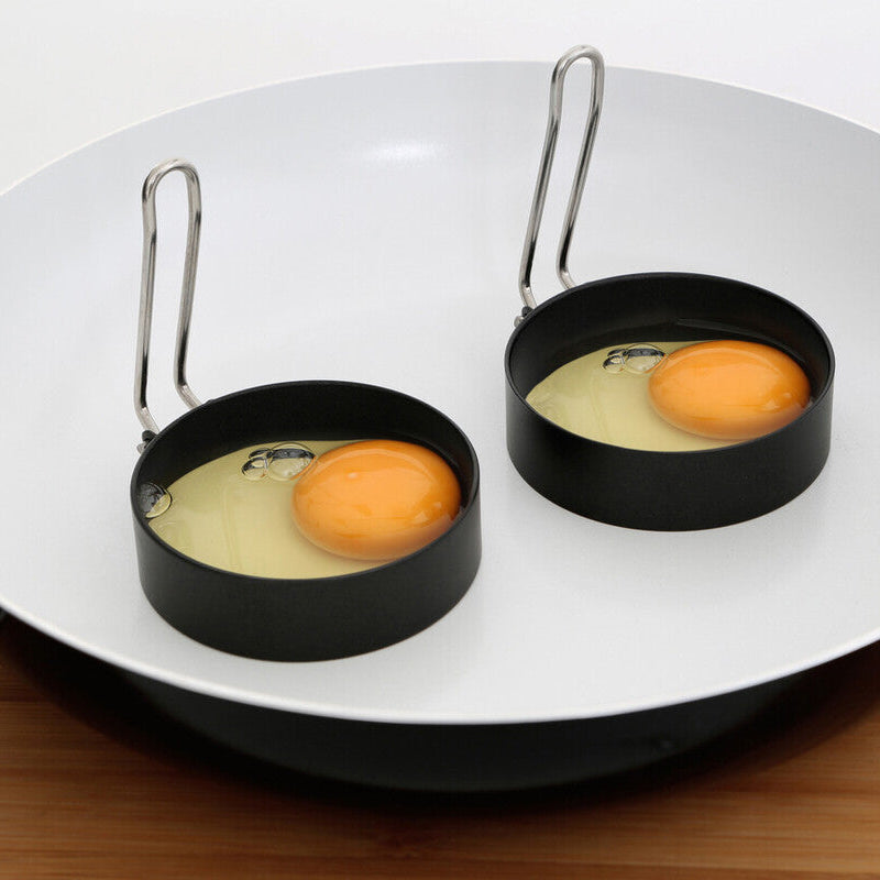 Orsina Egg Rings for cooking perfectly round eggs in a frying pan