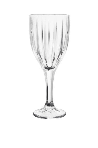 Elegant Orsina Wine Glasses with Ribbed Design for Stylish Serving