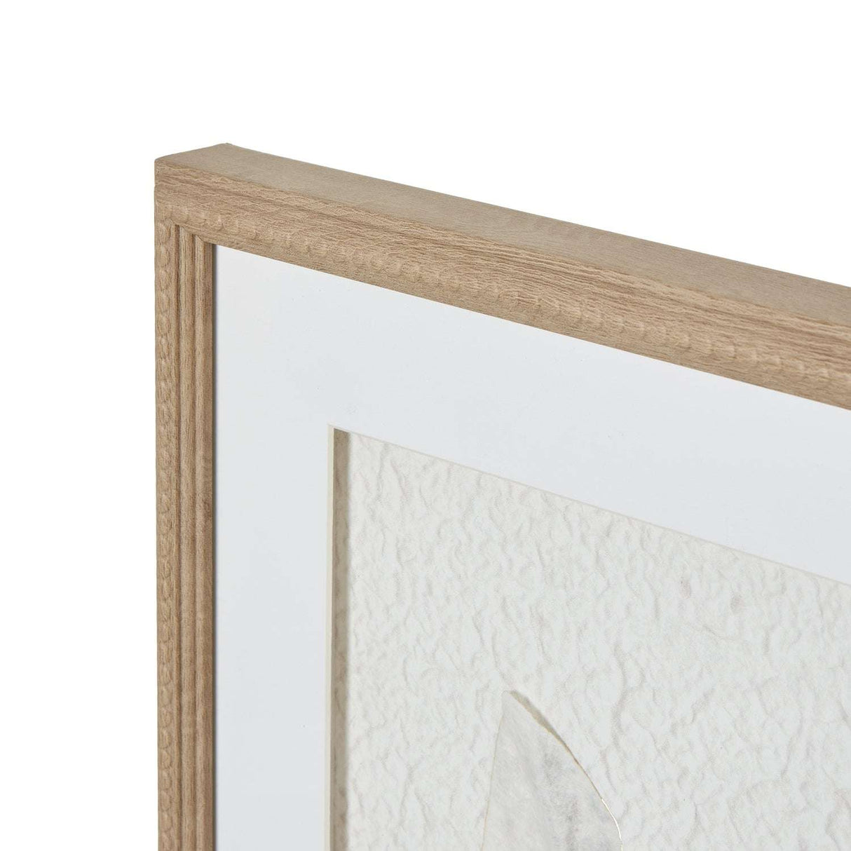 Solli White Feathers Art Mounted In Beaded Frame Shades 4 Seasons