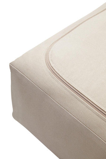 Orsina Floor Cushion in taupe colour, featuring a stylish design and soft texture for home decor