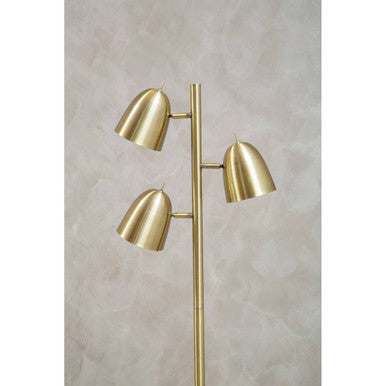 Orsina Floor Lamp with three gold shades for stylish home lighting