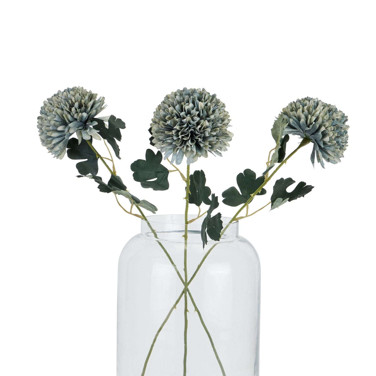 Shades 4 Seasons Green Blue Chrysanthemum Single Stem - Artificial Shades 4 Seasons