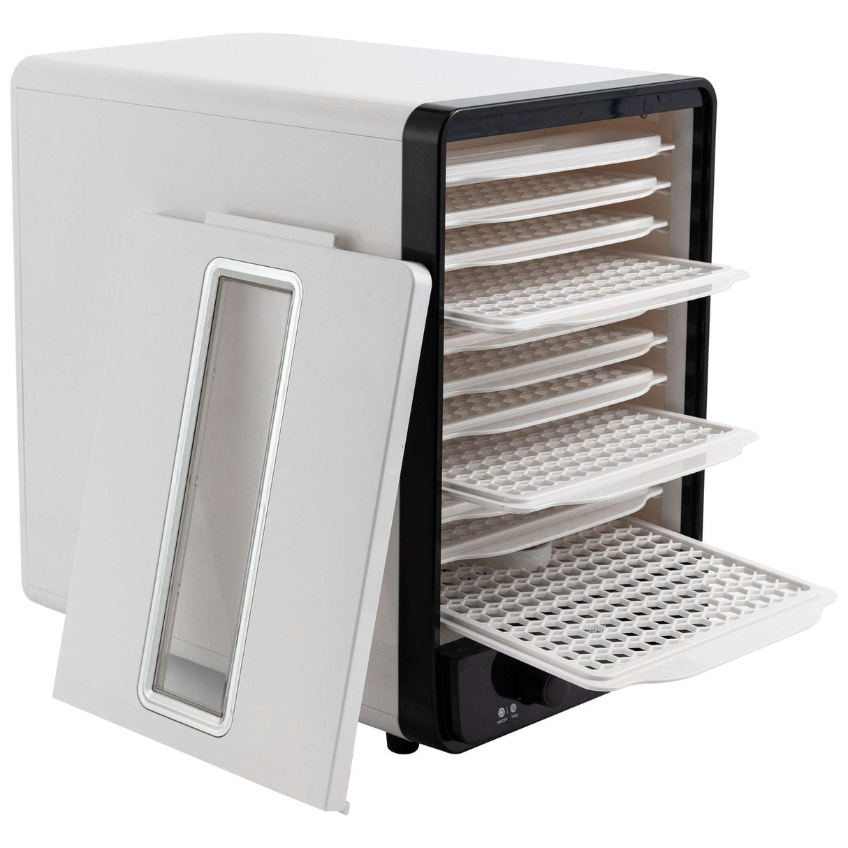 Wise Galleria food dehydrator with multiple trays and transparent door for easy monitoring