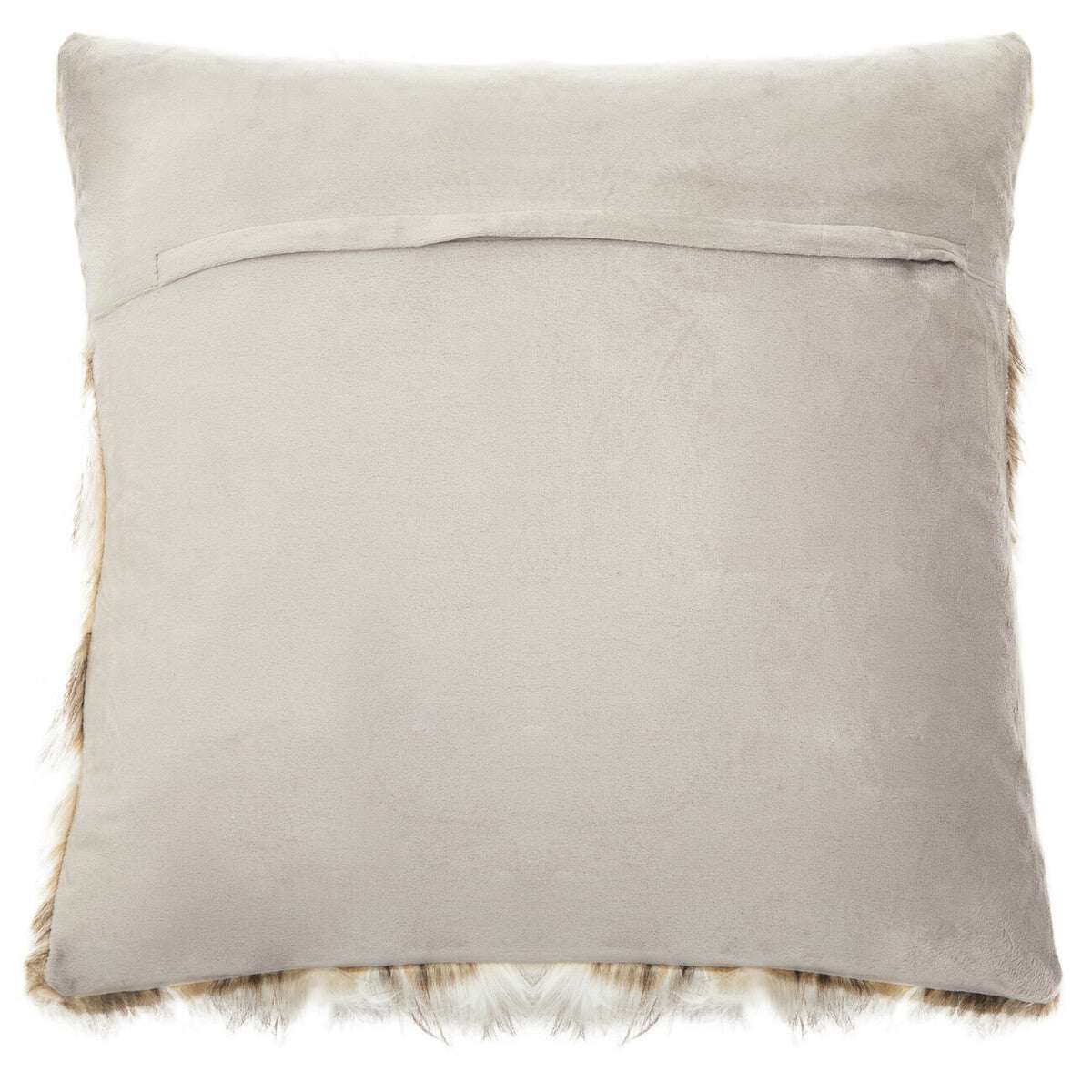 Orsina Fur Cushion in a neutral tone with a soft, textured back for stylish home decor