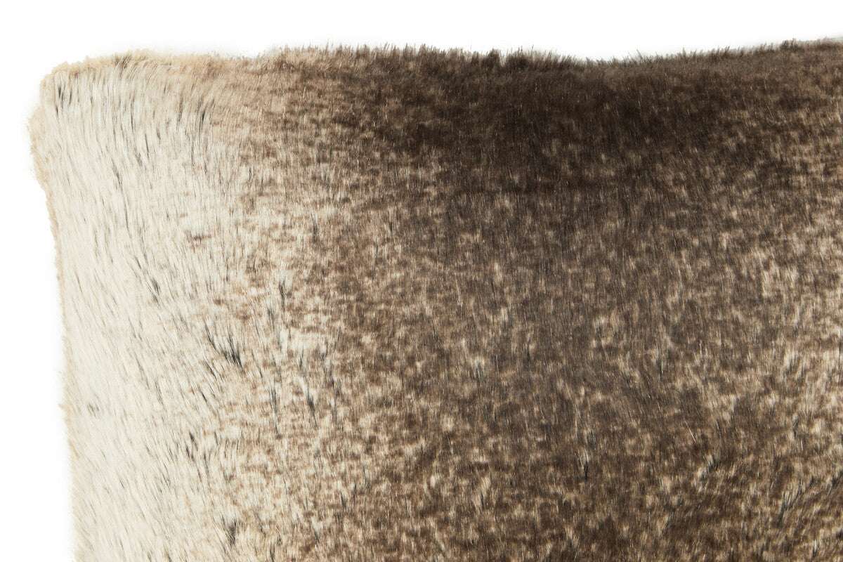 Orsina Fur Cushion in soft faux fur fabric, perfect for adding comfort and style to any room