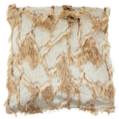 Orsina Fur Cushion with a stylish animal print design for elegant home decor