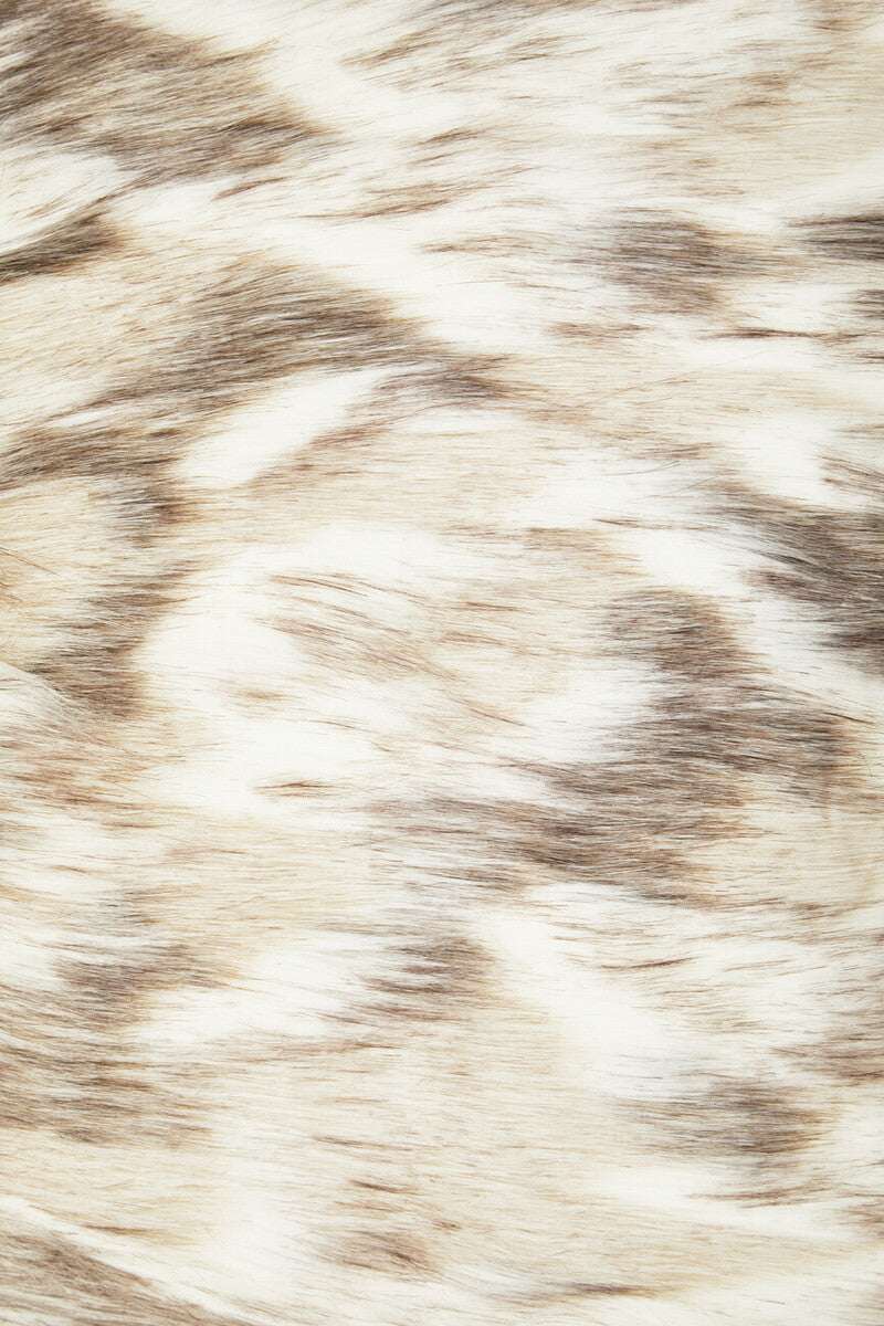 Orsina Fur Cushion with Soft Textured Surface in Natural Tones for Stylish Home Decor