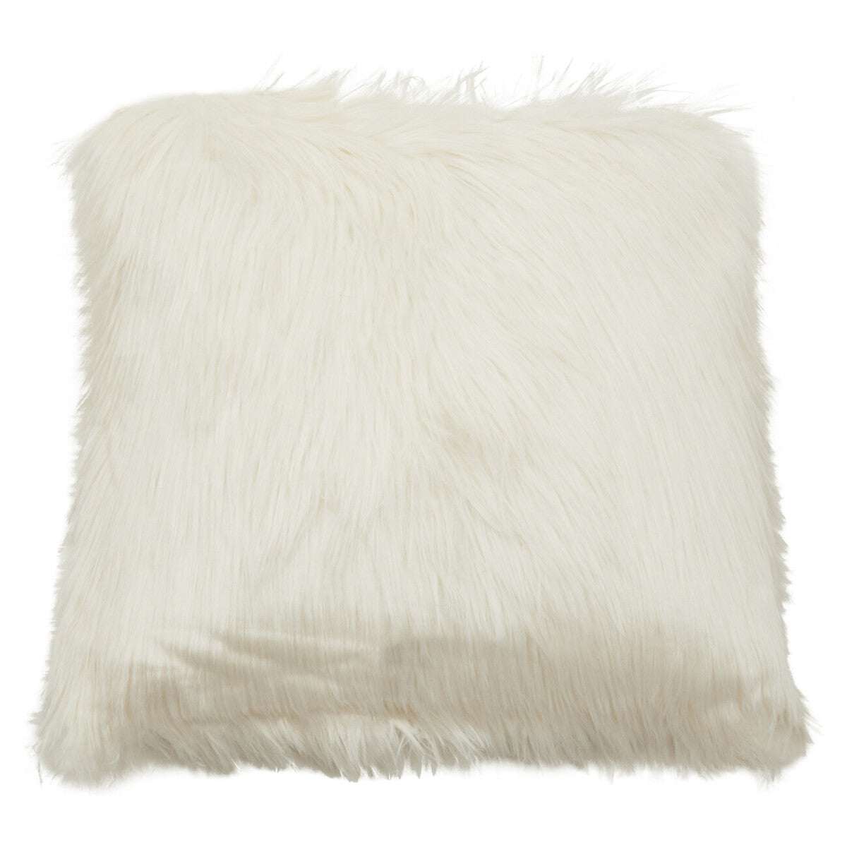 Orsina Soft White Fur Cushion for Stylish Home Decor and Comfort