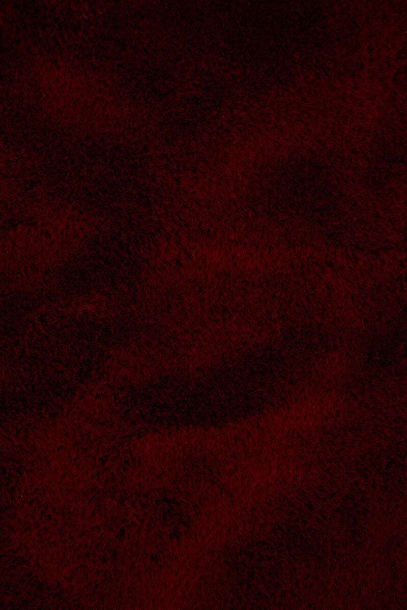 Orsina Deep Red Soft Fur Throw for Cozy Home Decor and Warmth