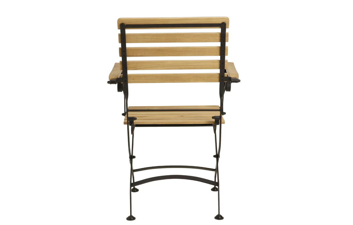 Rustic wooden chair from MINT Outdoor, ideal for the Garden Dining Set with a stylish and sturdy design