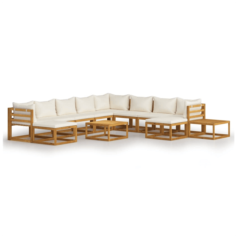 vidaXL Garden Lounge Set with Cushions - Outdoor Decor vidaXL