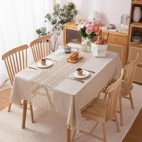 Stylish Geometric Table Covers - Waterproof & Stain Resistant - Tablecloth N/A
