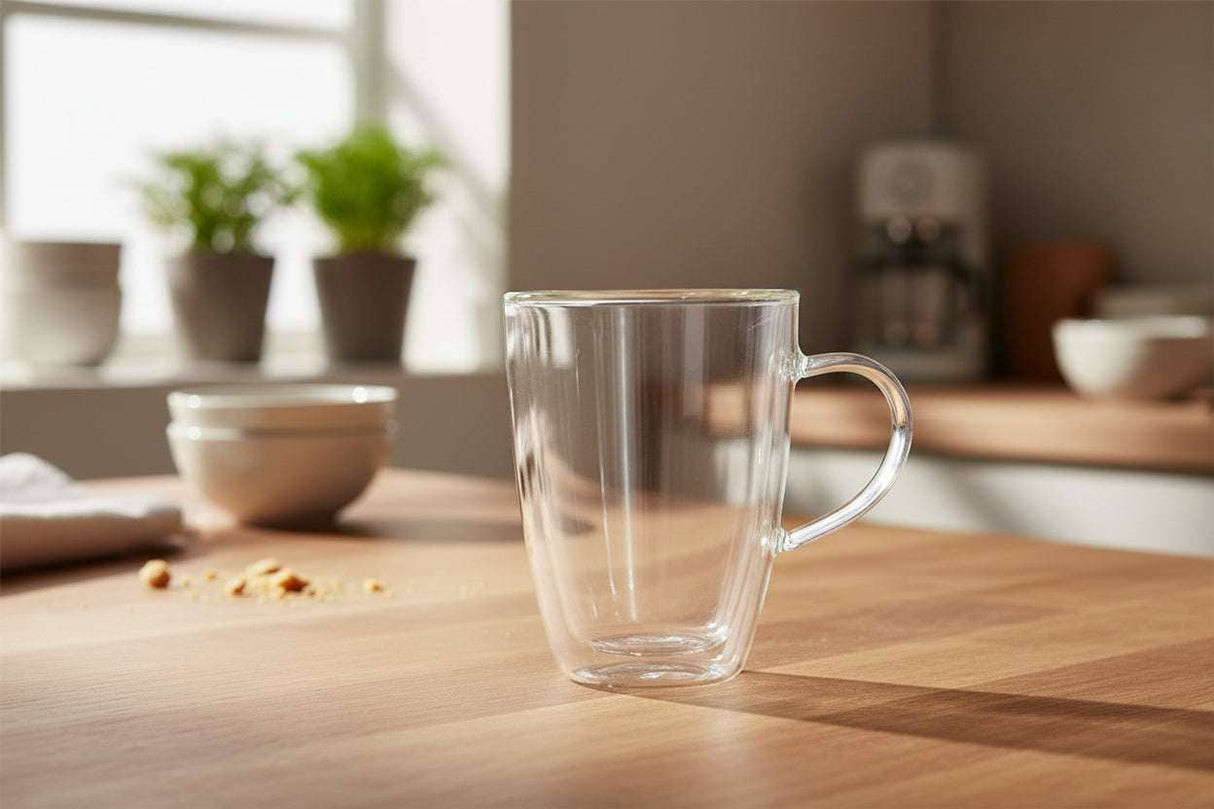 Orsina Glass Mug - Stylish and Elegant Design Orsina