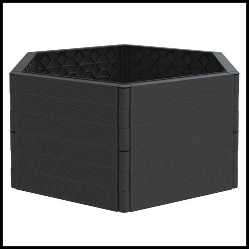 vidaXL Anthracite Garden Planters 2 pcs vidaXL