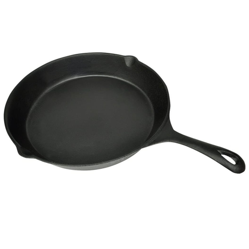 vidaXL Grill Fry Pan Cast Iron 30 cm Round vidaXL
