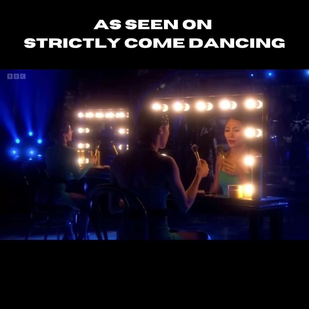 Hollywood Mirror with Bright LED Lights for Glamorous Makeup Application as seen on Strictly Come Dancing