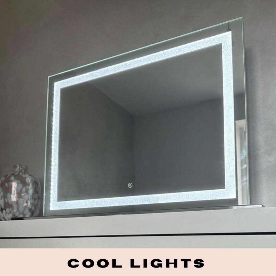 Hollywood Pro Mirror with LED Lights for Stylish Vanity and Makeup Applications