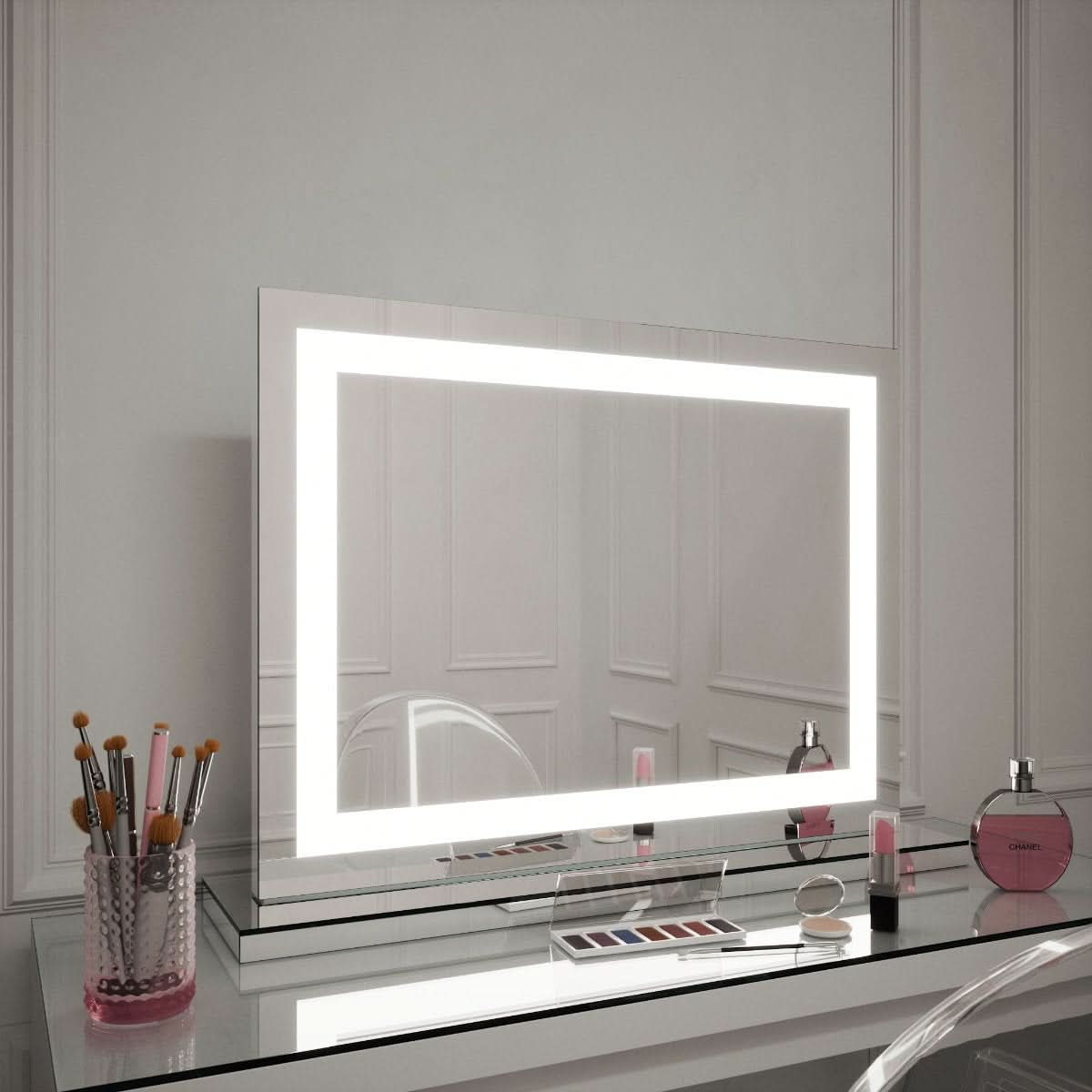 Pro Mirror with LED Lighting, ideal for makeup and styling at dressing tables