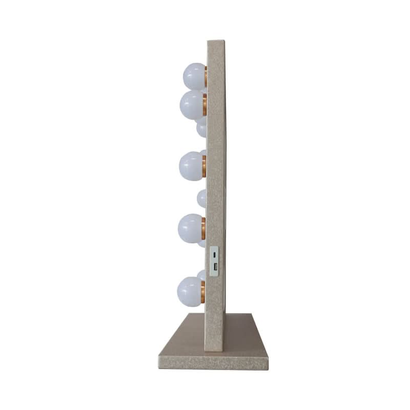 Stylish Hollywood Mirror with six bulbs, perfect for vanity and makeup application