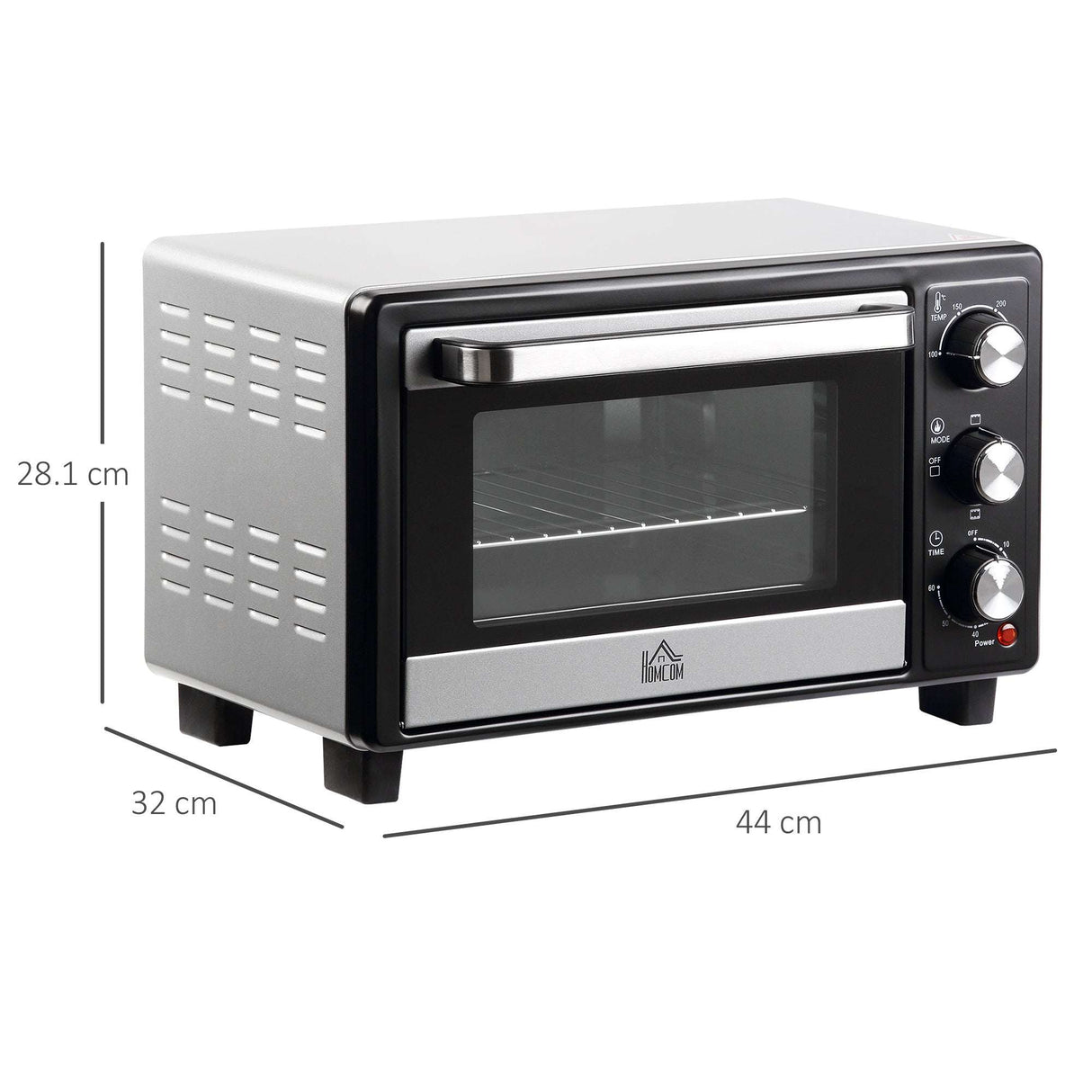 Wise Galleria Countertop Oven in silver with adjustable settings and compact design for efficient cooking