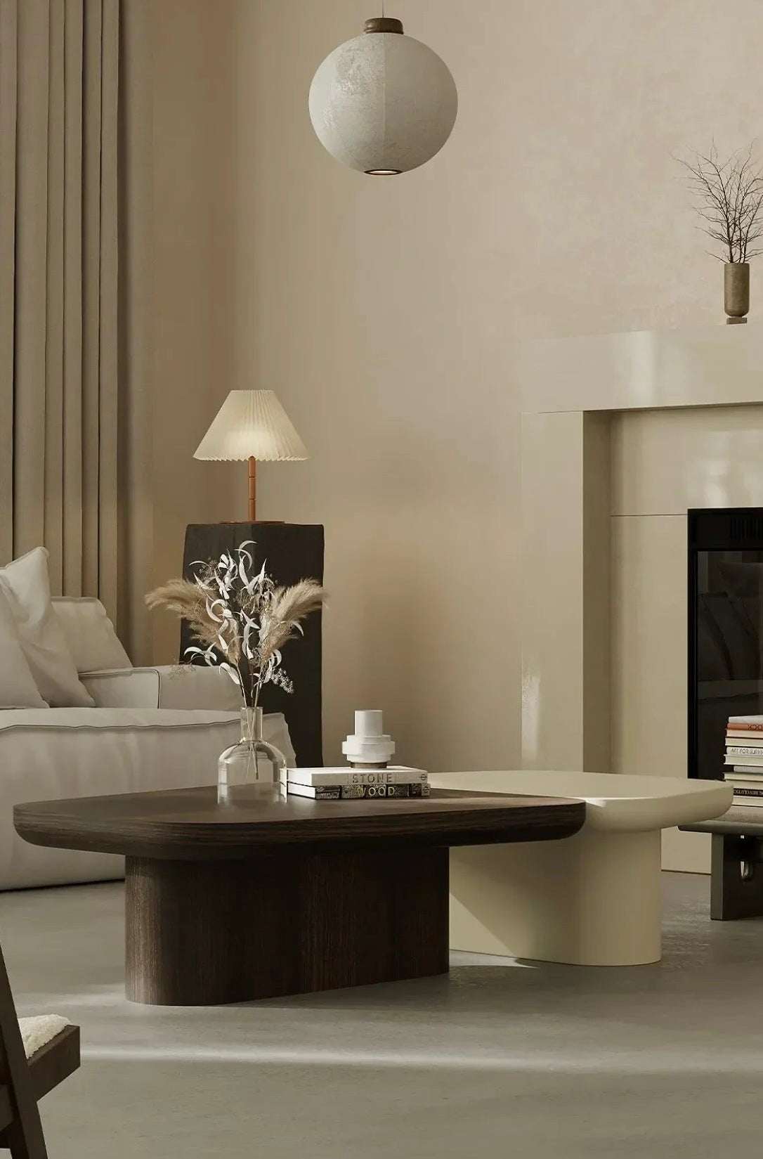 Nisu Home stylish Coffee Table featuring a unique design and contemporary finish for modern living spaces