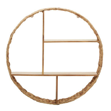Orsina Wall Shelf - Stylish Round Wooden Shelf Orsina
