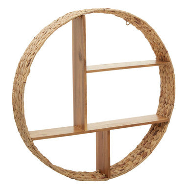 Orsina Wall Shelf - Stylish Round Wooden Shelf Orsina