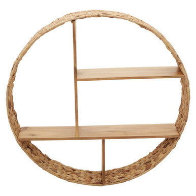 Orsina Wall Shelf - Stylish Round Wooden Shelf Orsina