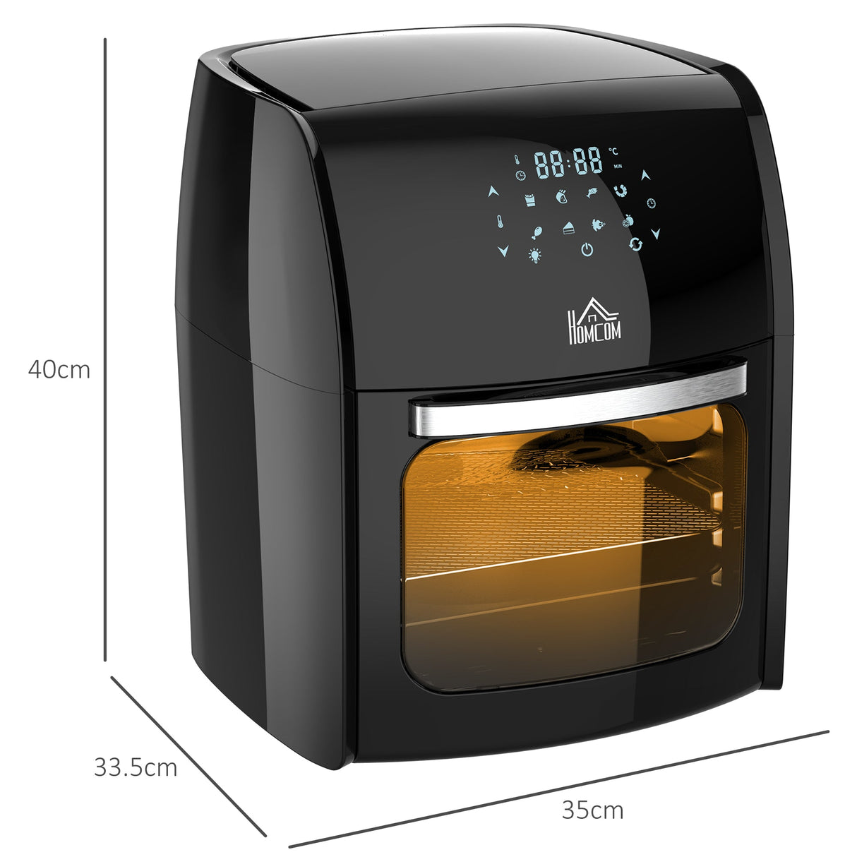 Wise Galleria Air Fryer with digital display and spacious cooking capacity for healthier meals