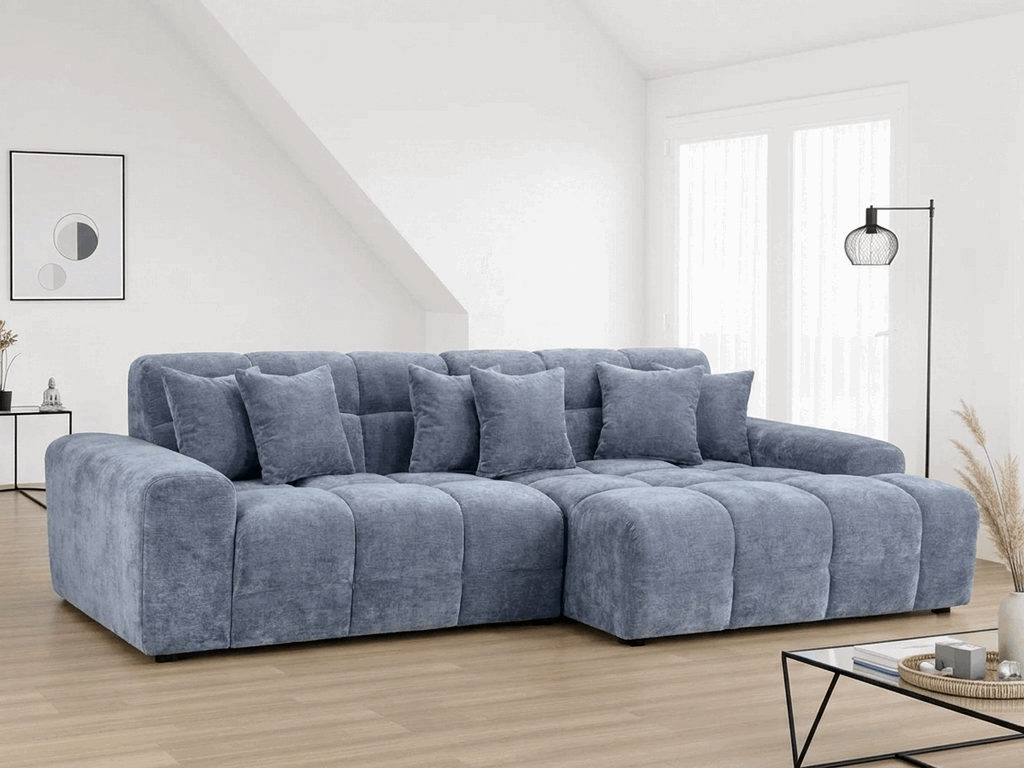 Jacob Ribbed Corner Sofa (Left or Right-Hand)