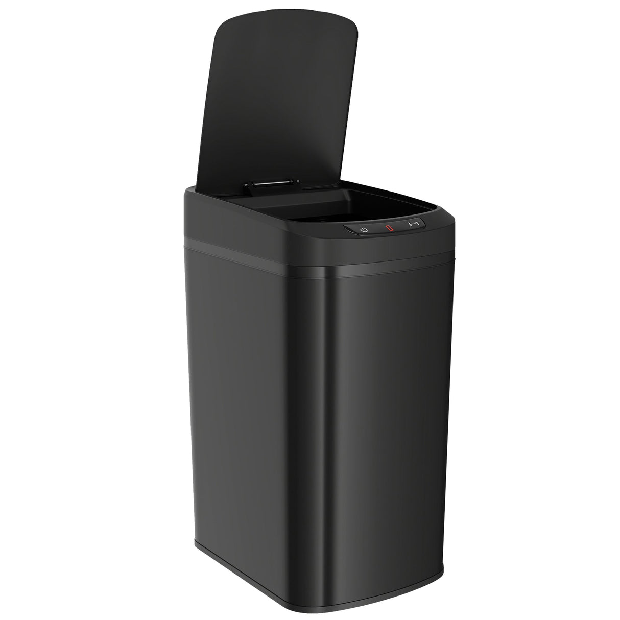 Wise Galleria Black Kitchen Bin with a lid and touchless sensor for easy waste disposal